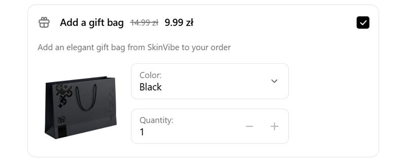 checkout upsell preview